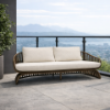 Picture of Sofa 2 seater, calypso, aluminium mocca, with 3 cushions ice, 182.9x85.1x74.9cm