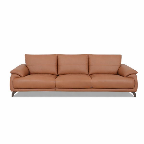 Picture of Modular sofa 2 seater, dara, pu leather marron, 181x152x74-88cm