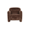 Picture of Armchair, amal, fabric, dark brown, 87x91x80cm