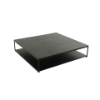 Picture of Coffee table, monti, wood, black matt, 120x120x28cm 