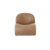 Picture of Lounge chair, ark, leather, marron, 77x82x73cm