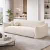 Picture of Sofa 3 seater, metropolitan, light grey, 2 pillows light grey, 242x100x74cm