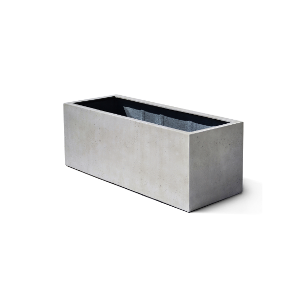 Picture of Vase, box, white,d.100x45x45cm