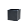 Picture of Vase, cube, concrete surface, charcoal, 20x20x20cm