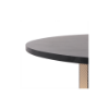 Picture of Dining table, sinclair, wood, black-cream, dia.120x75cm 