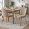 Picture of Chair, rayan, legs ash wood 