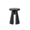 Picture of Coffee table, trip, wood, black, dia.32x44cm 