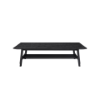 Picture of Coffee table, bento , wood structure, black, 130x72x35cm
