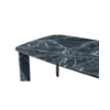 Picture of Dining table, dua, top and legs marble green ,frame metal grey , 240x110x76cm