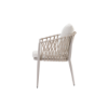 Picture of Chair with armrest, amaya alu, sand, 55x65x80cm 