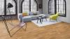 Picture of Parquet flooring, oak soft brown sapwood 3-strip, 5G click, 215 x 2200 x 13.2 mm