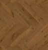 Picture of Parquet flooring, brown sugar herringbone optilock, 725 x 130 x 14 mm