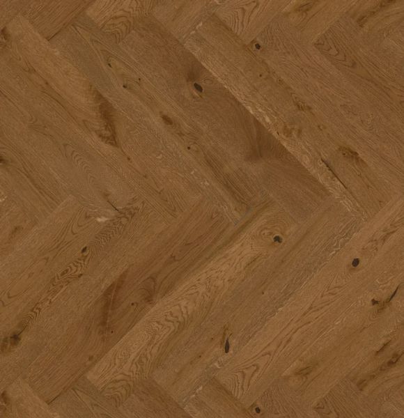 Picture of Parquet flooring, brown sugar herringbone optilock, 725 x 130 x 14 mm
