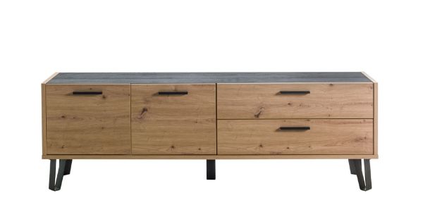 Picture of Mbajtese tv vitruvia, 179x40x59, ngjyre kafe dhe e zeze