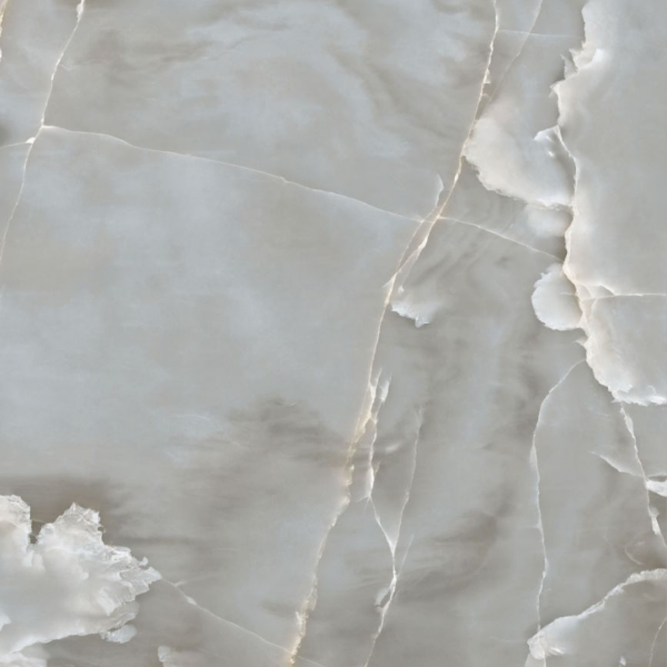 Picture of Slab Onice Grigio, marble effect, glossy, 120x260