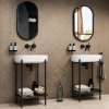 Picture of Curved mirror 29pn4004041i puno, led, black, 40cm, 29pn4004041i